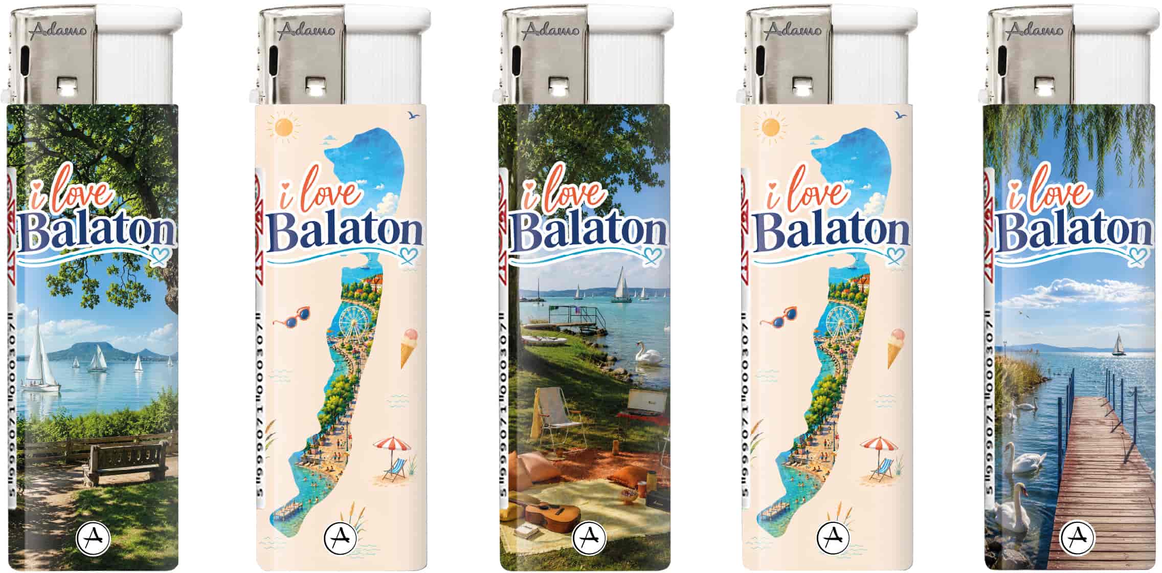 Elektromos Öngyújtó 113005_E13 Adamo Egyedi - I Love Balaton - 1. image