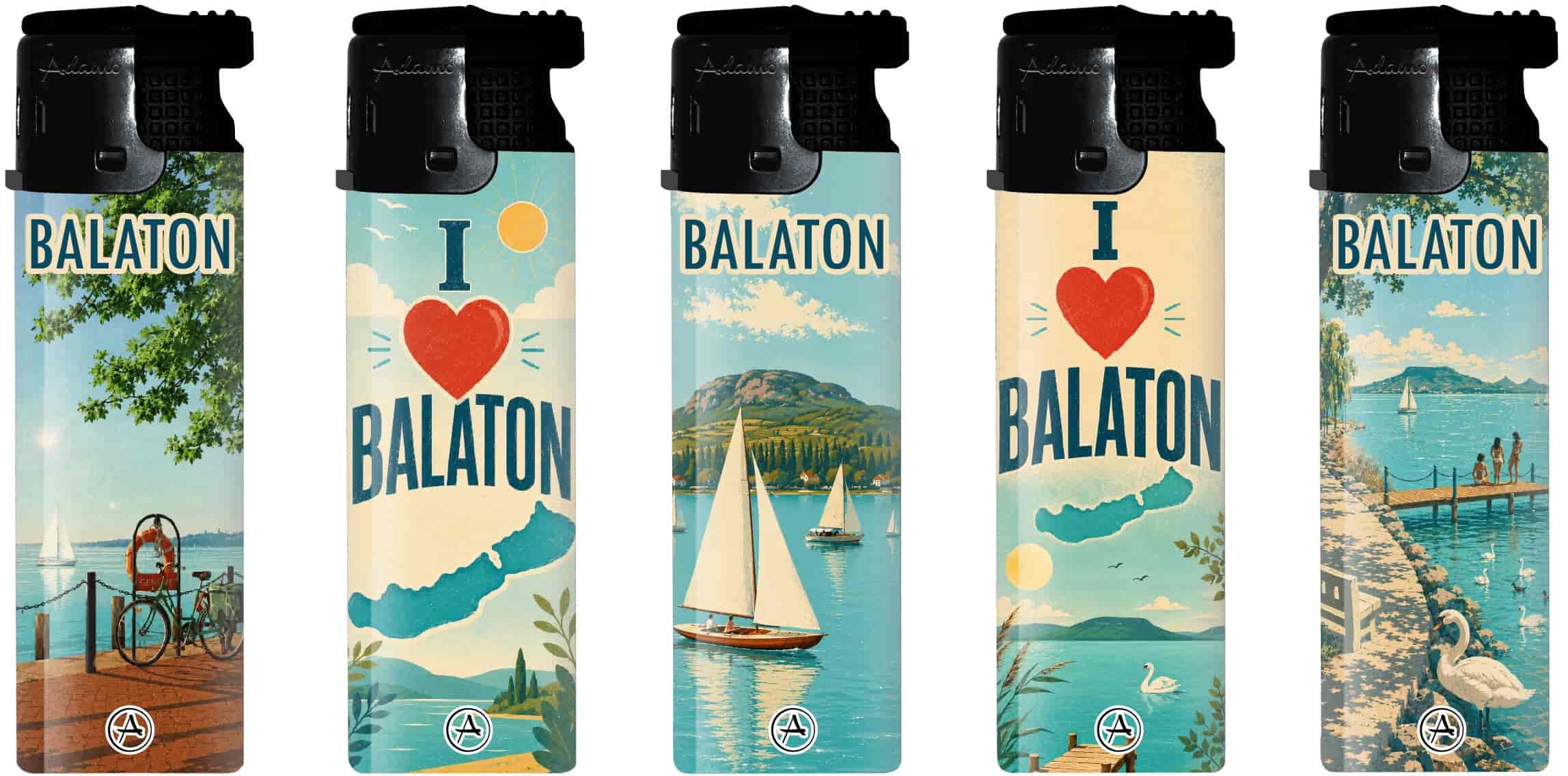 Vihar Öngyújtó 176011_E13 Adamo EGYEDI - I Love Balaton - 1. image