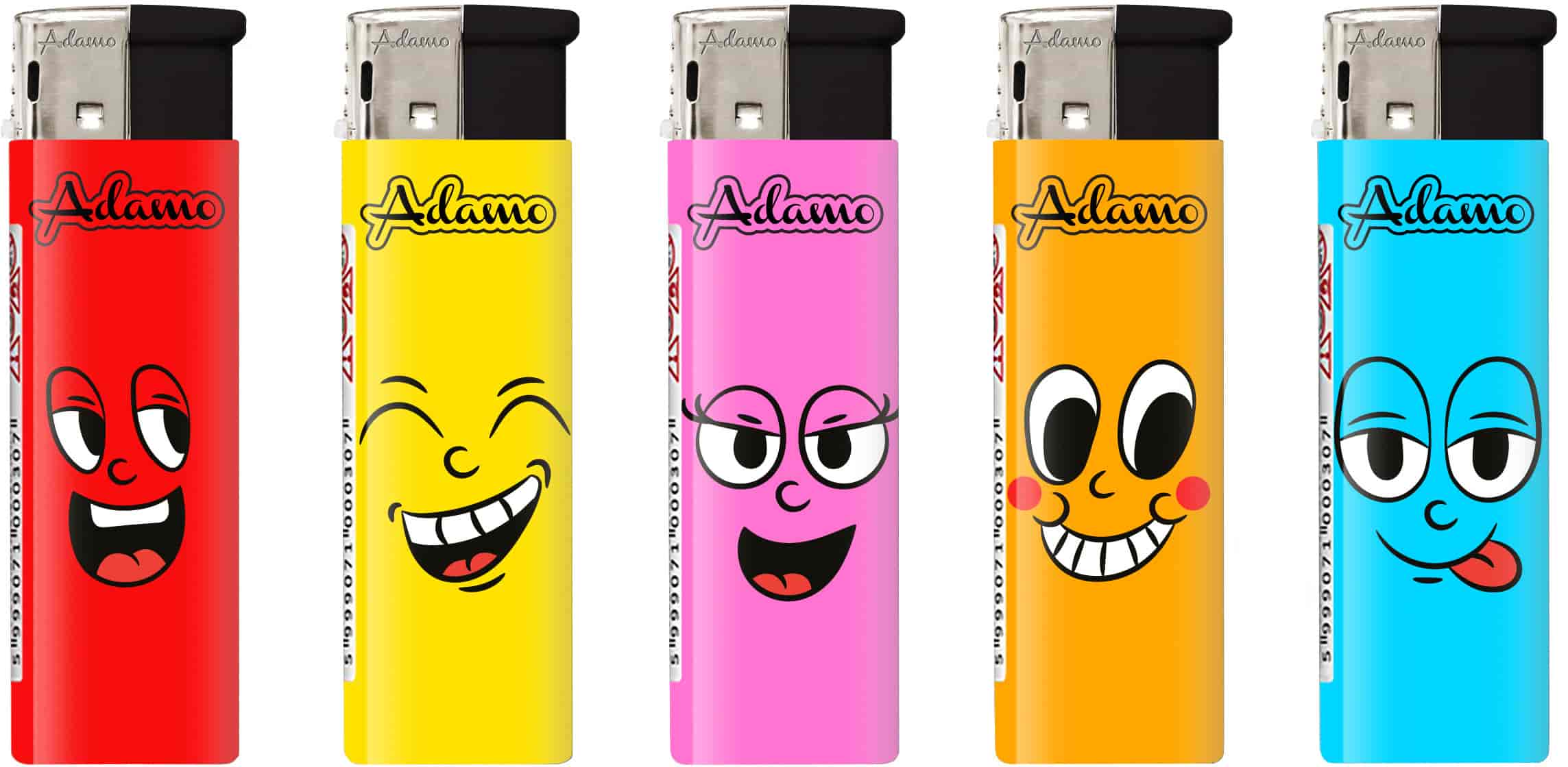 Elektromos Öngyújtó 1881292 Adamo Vegyes mintás Smiley - 1. image