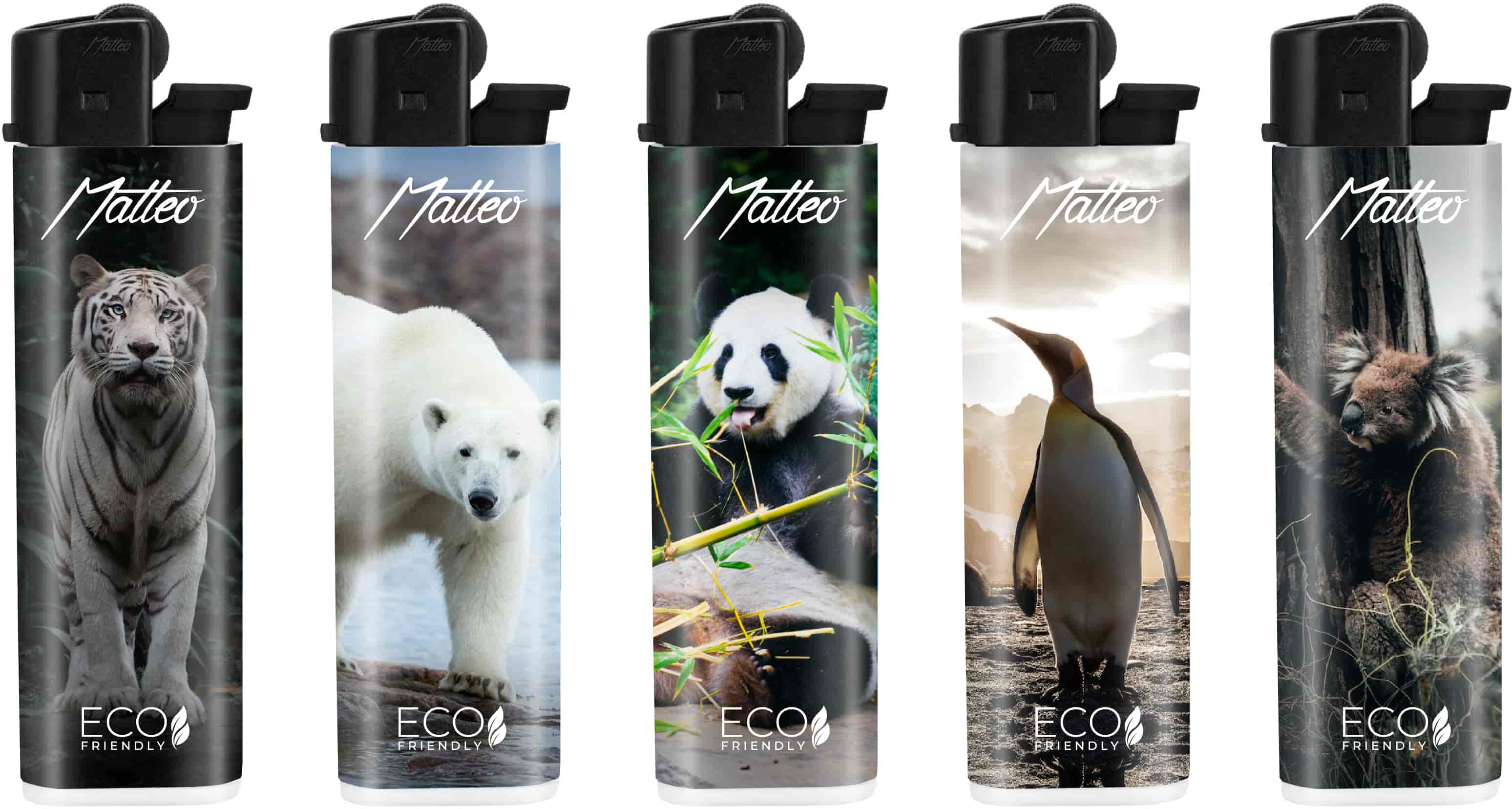 Tűzköves Öngyújtó 216011 ECO Matteo prémium Állatok - 1. image