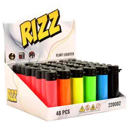 Tűzköves Öngyújtó 220002 RIZZ Kör alakú HC Neon POYGB - 2. image