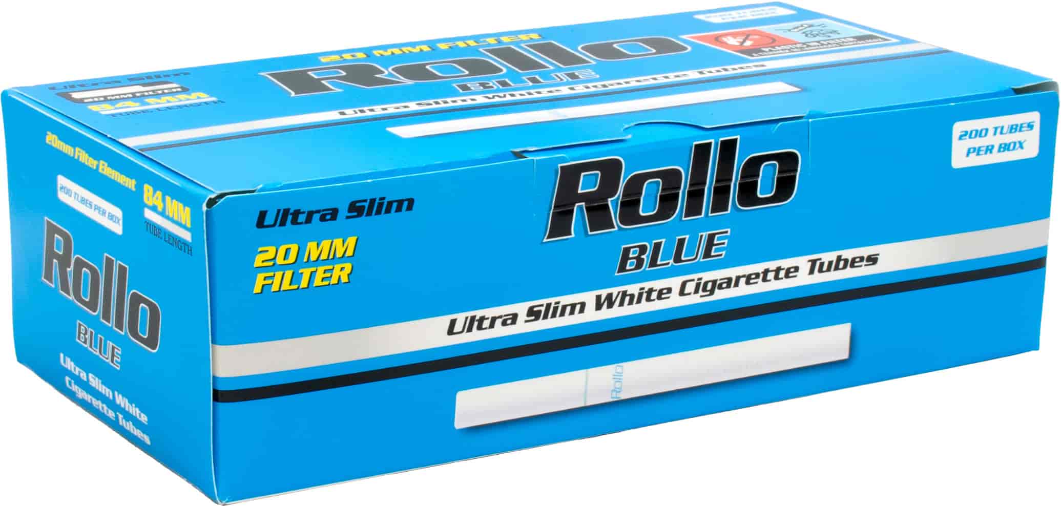 Cigarettahüvely 2550 Rollo Blue ultra slim 84/20 - 1. image