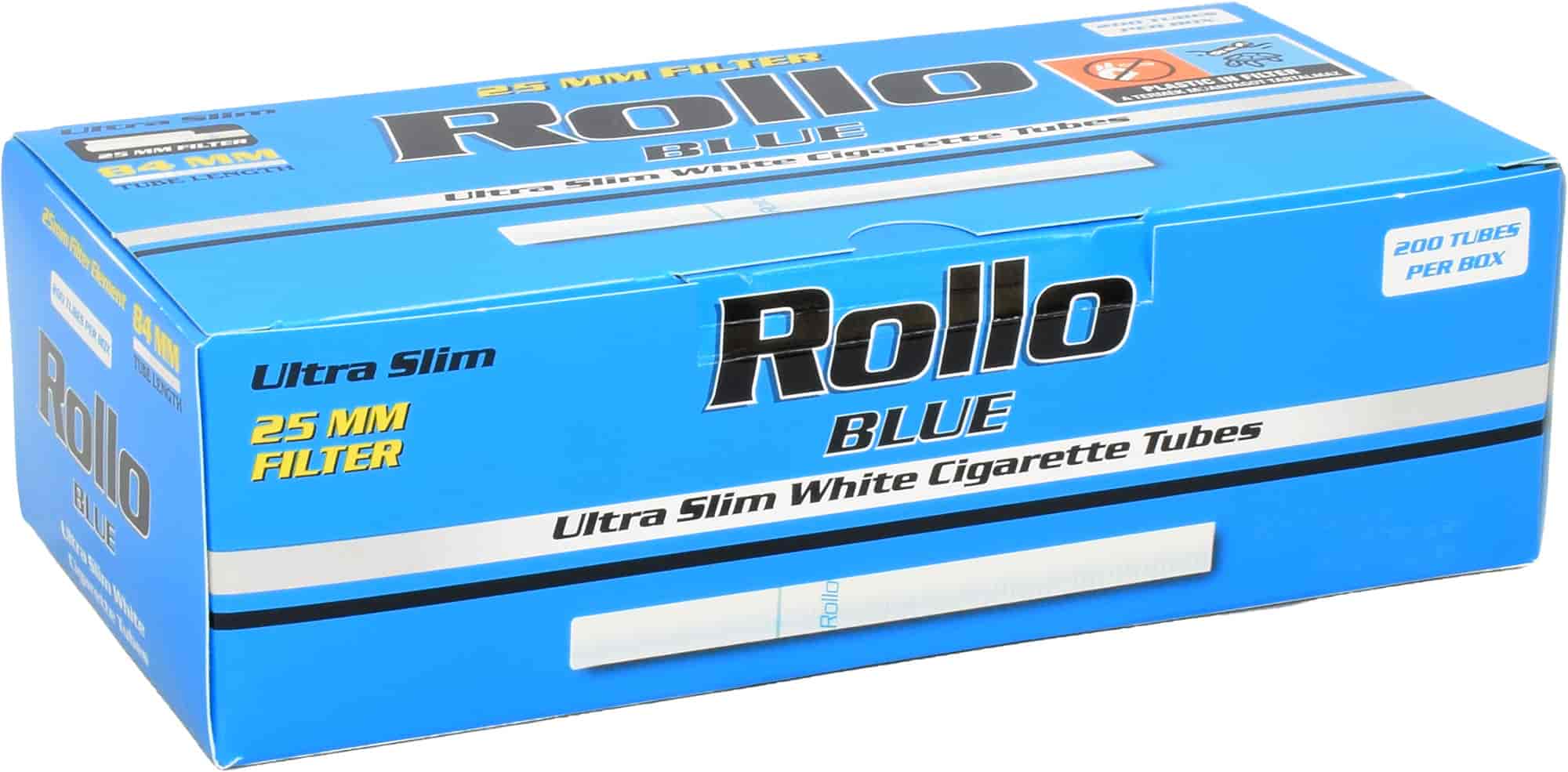 Cigarettahüvely 2551 Rollo Blue ultra slim 84/25 - 1. image
