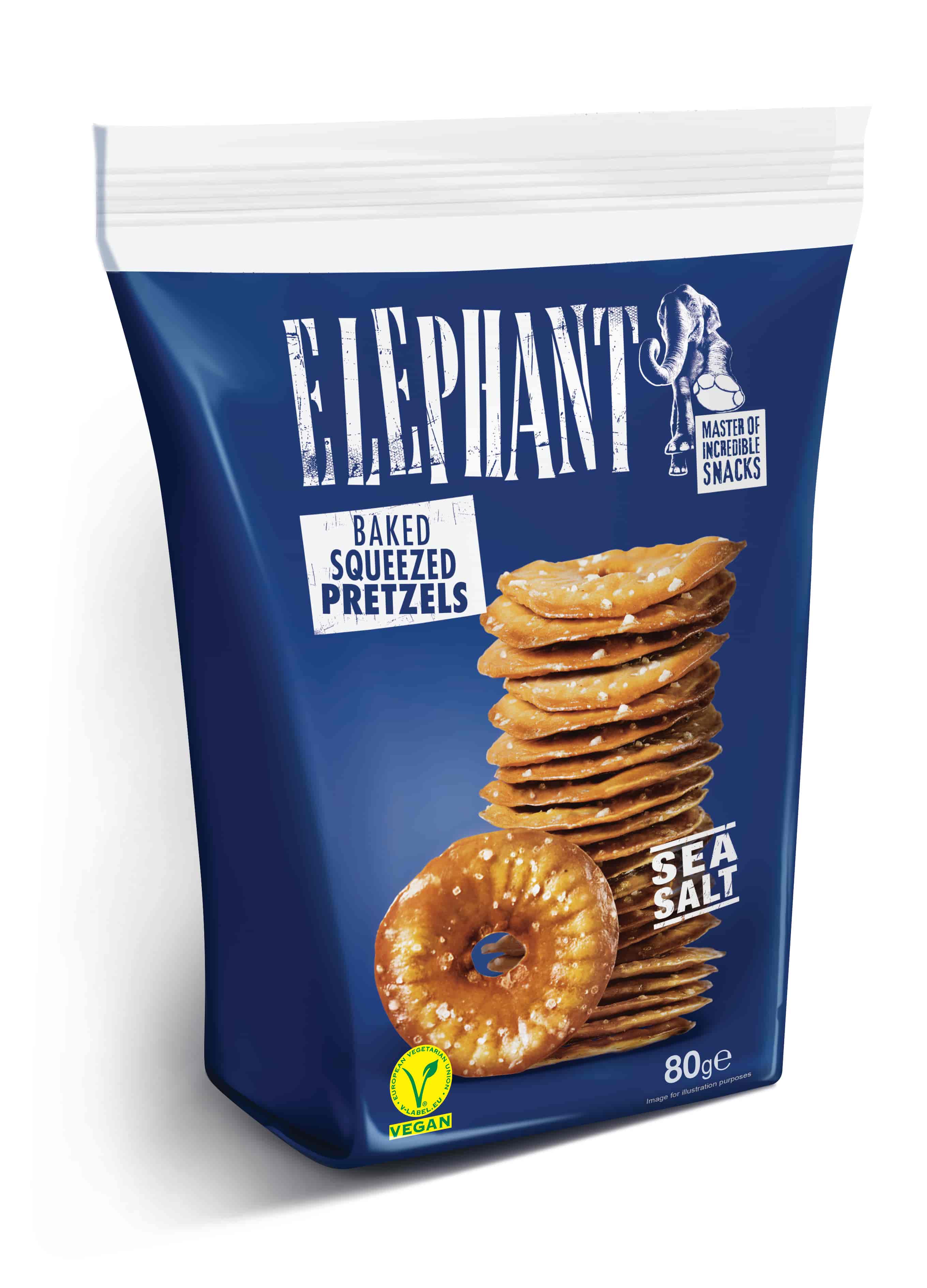 ELEPHANT chips tallér sós 80g - 1. image