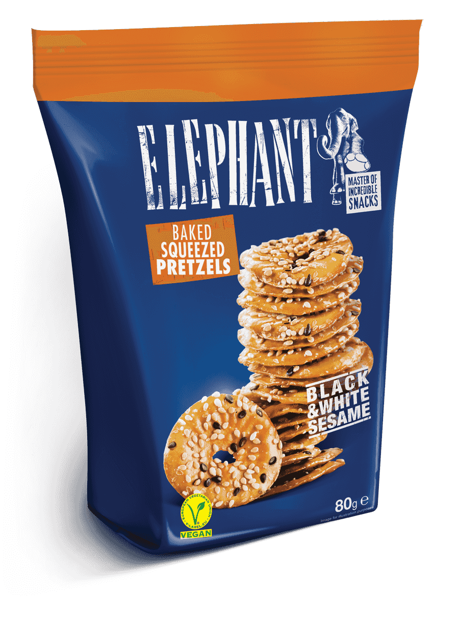 ELEPHANT chips tallér Szezámmagos 80g - 2. image