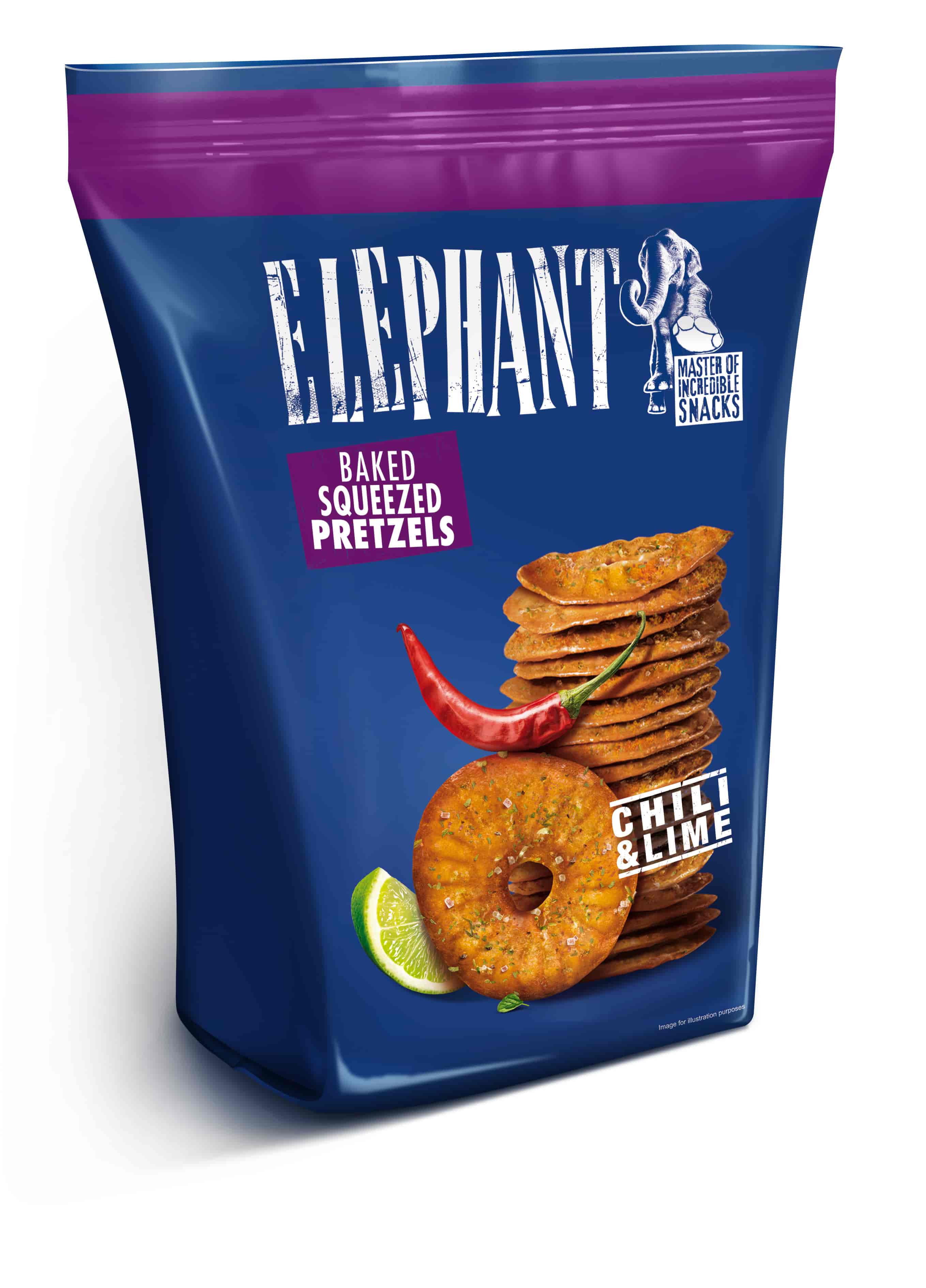 ELEPHANT chips tallér Chili-lime 70g - 1. image