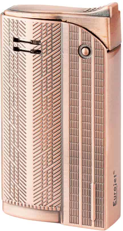 Öngyújtó A250114 fém Eurojet rosegold nyomott mintás - 1. image