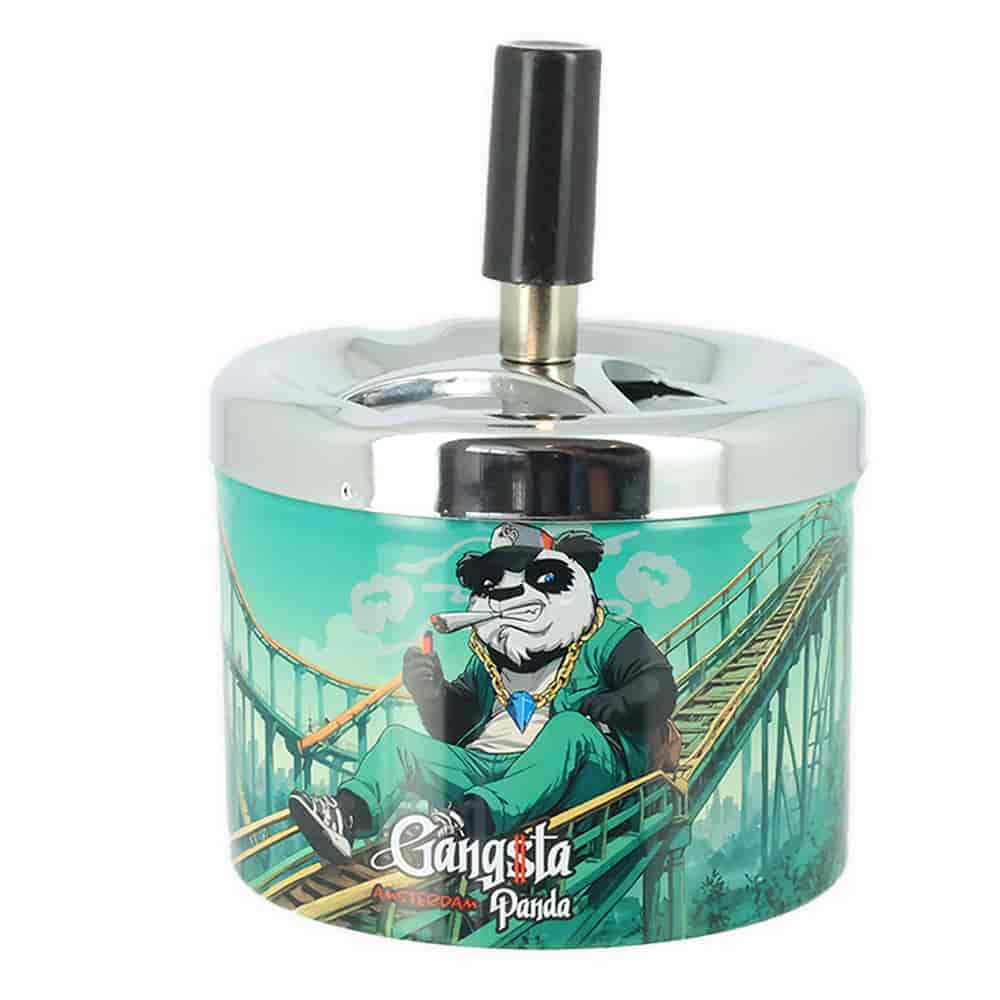Hamuzó AAC35502 bepörgetős Fém Gangsta Panda 9cm - 1. image