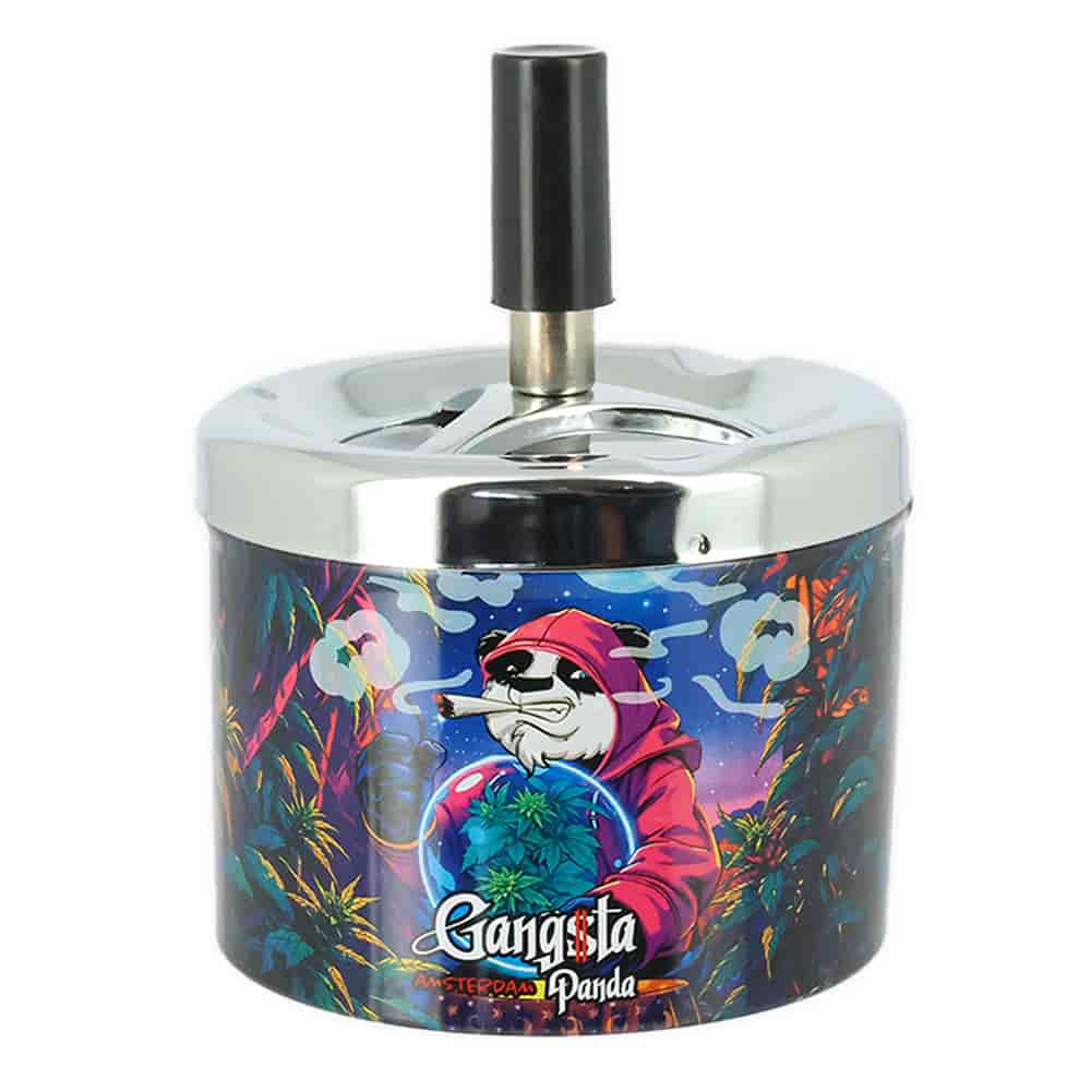 Hamuzó AAC35504 bepörgetős Fém Gangsta Panda 9cm - 1. image