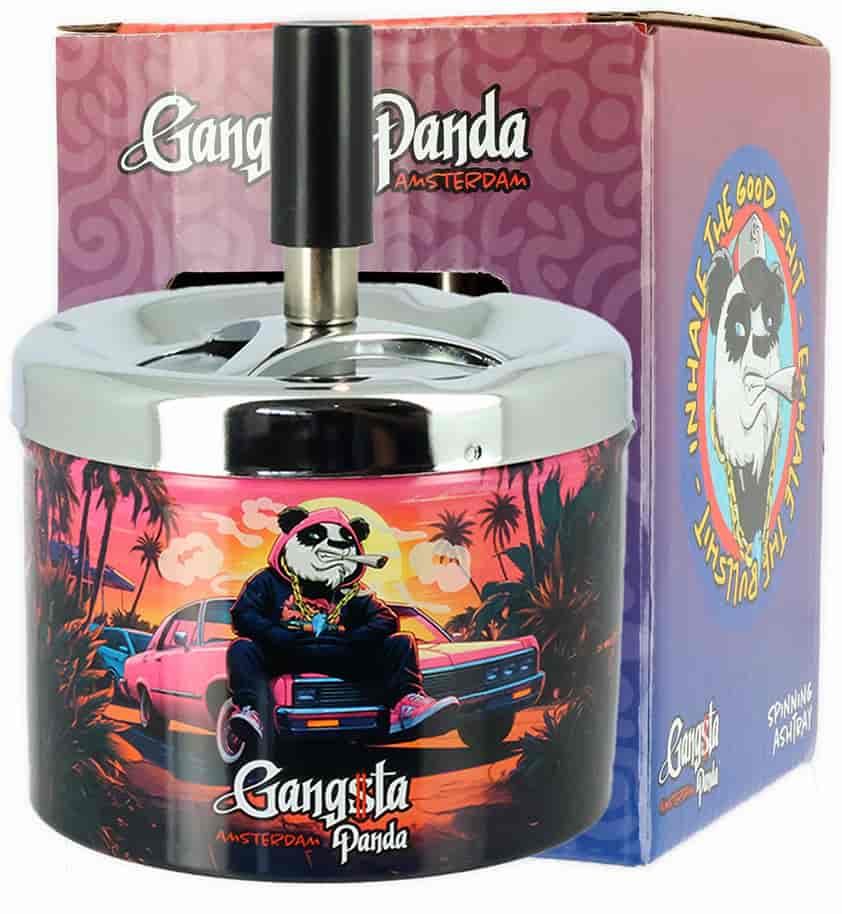 Hamuzó AAC35505 bepörgetős Fém Gangsta Panda 9cm - 3. image
