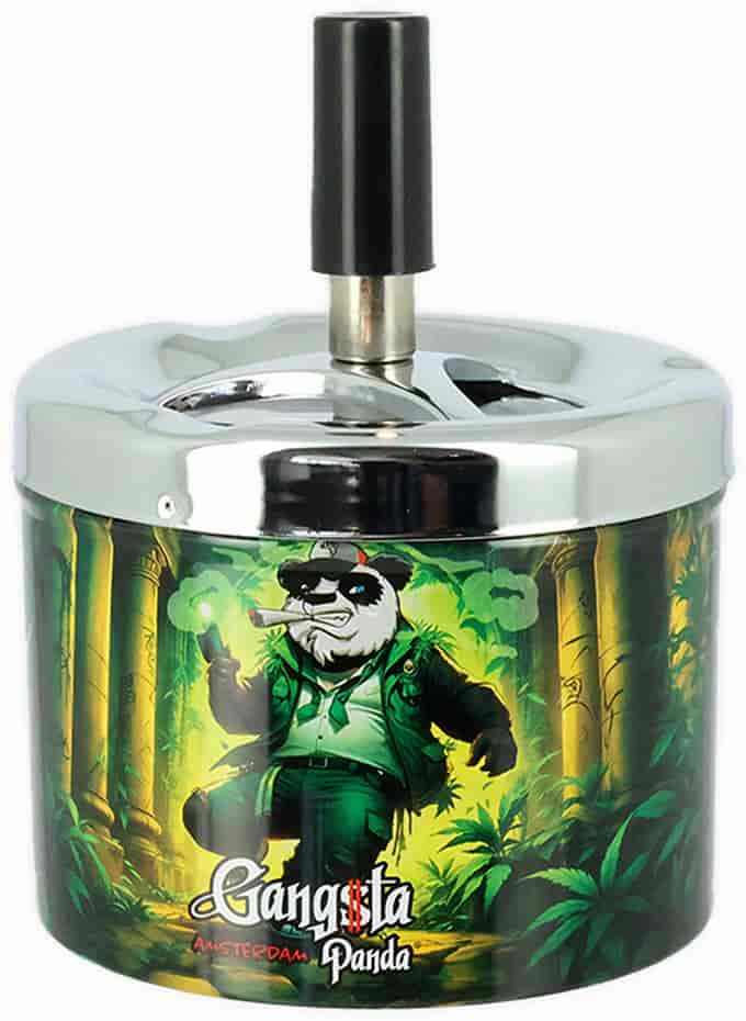 Hamuzó AAC35507 bepörgetős Fém Gangsta Panda 9cm - 1. image