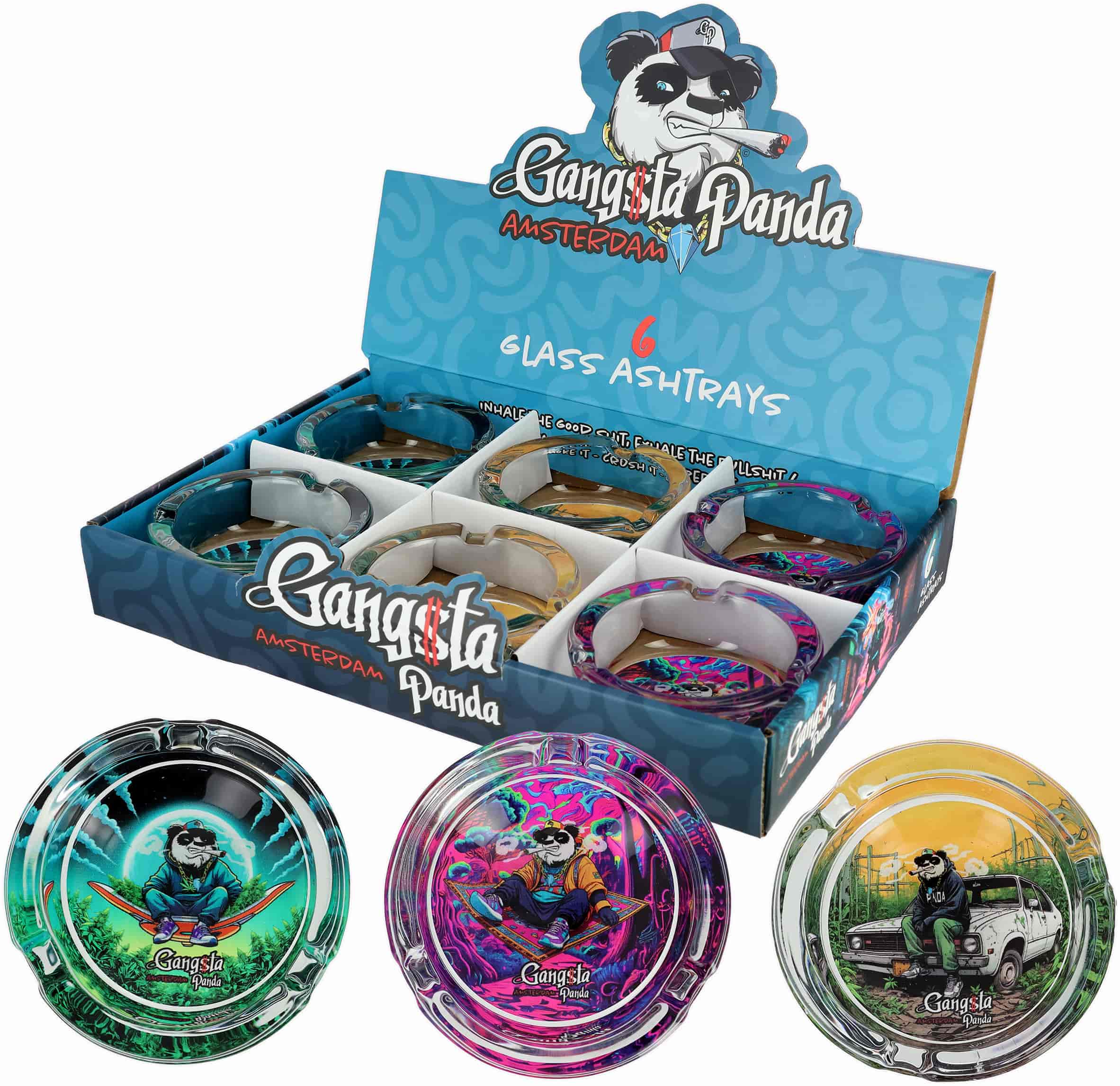 Hamuzó AAC35550 üveg Gangsta panda 7,8 cm - 3. image