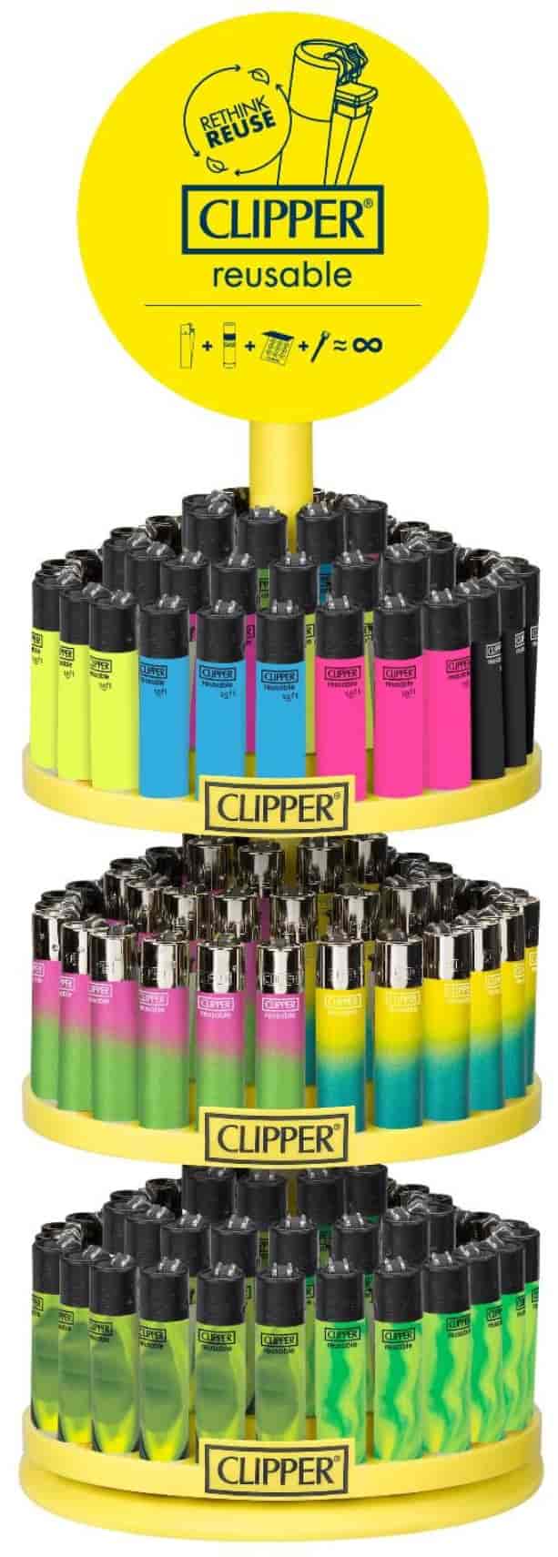 Öngyújtó CL2H016BCH Clipper állványos Színátmenetes - 1. image