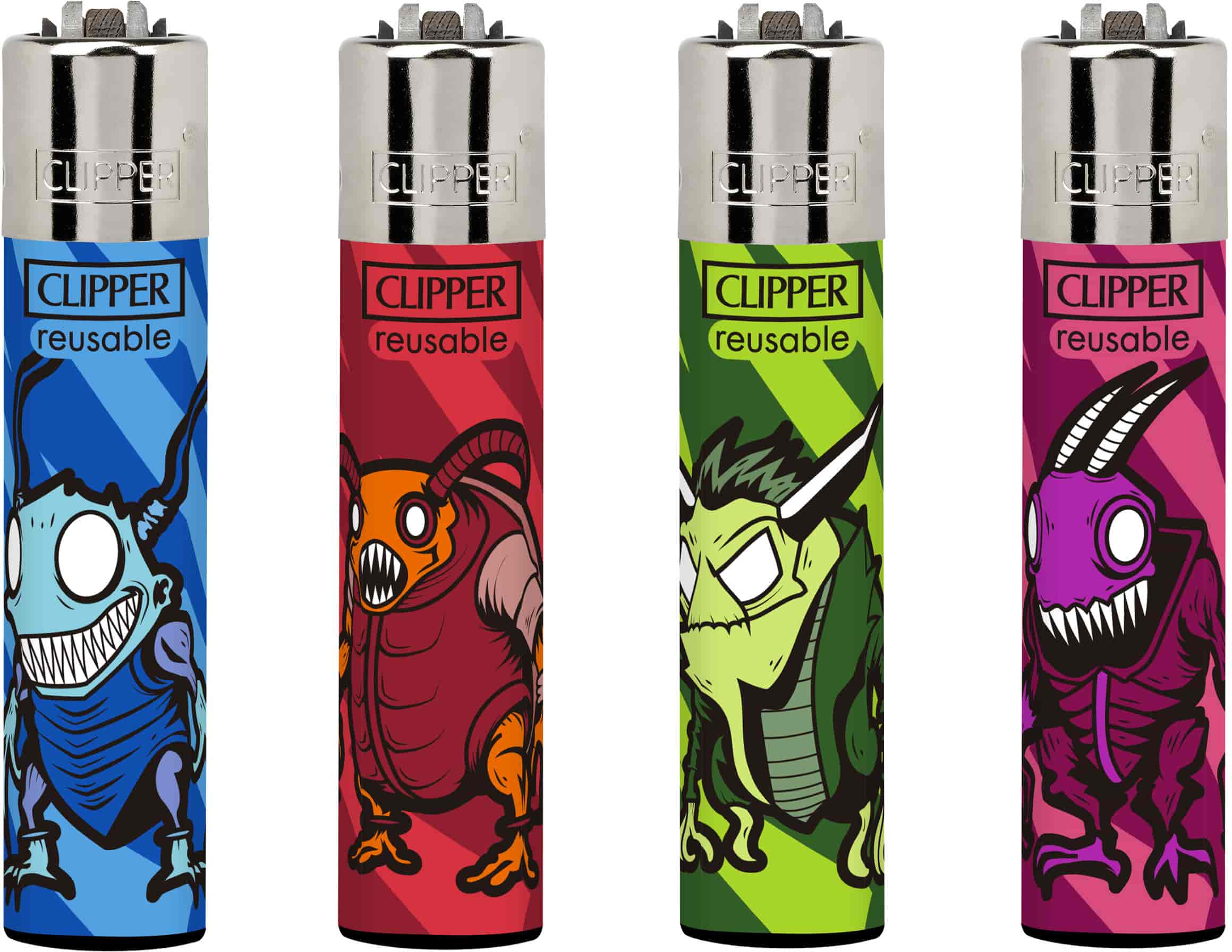 Öngyújtó CL3H244BCH tűzköves Clipper állványos Rovar szörnyek - 2. image