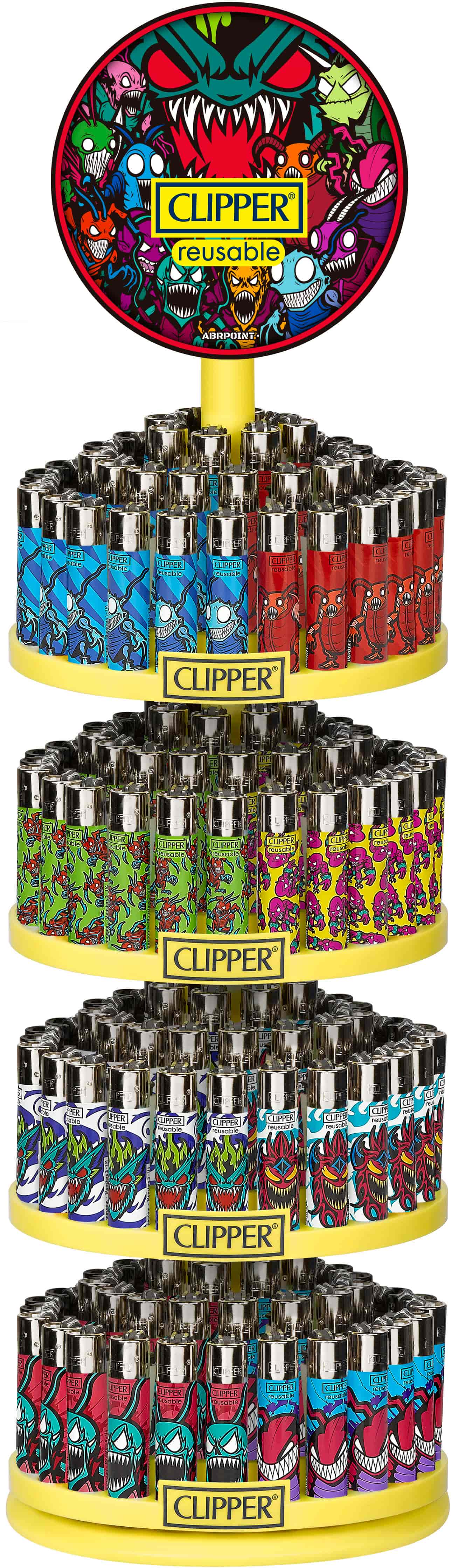 Öngyújtó CL3H244BCH tűzköves Clipper állványos Rovar szörnyek - 1. image