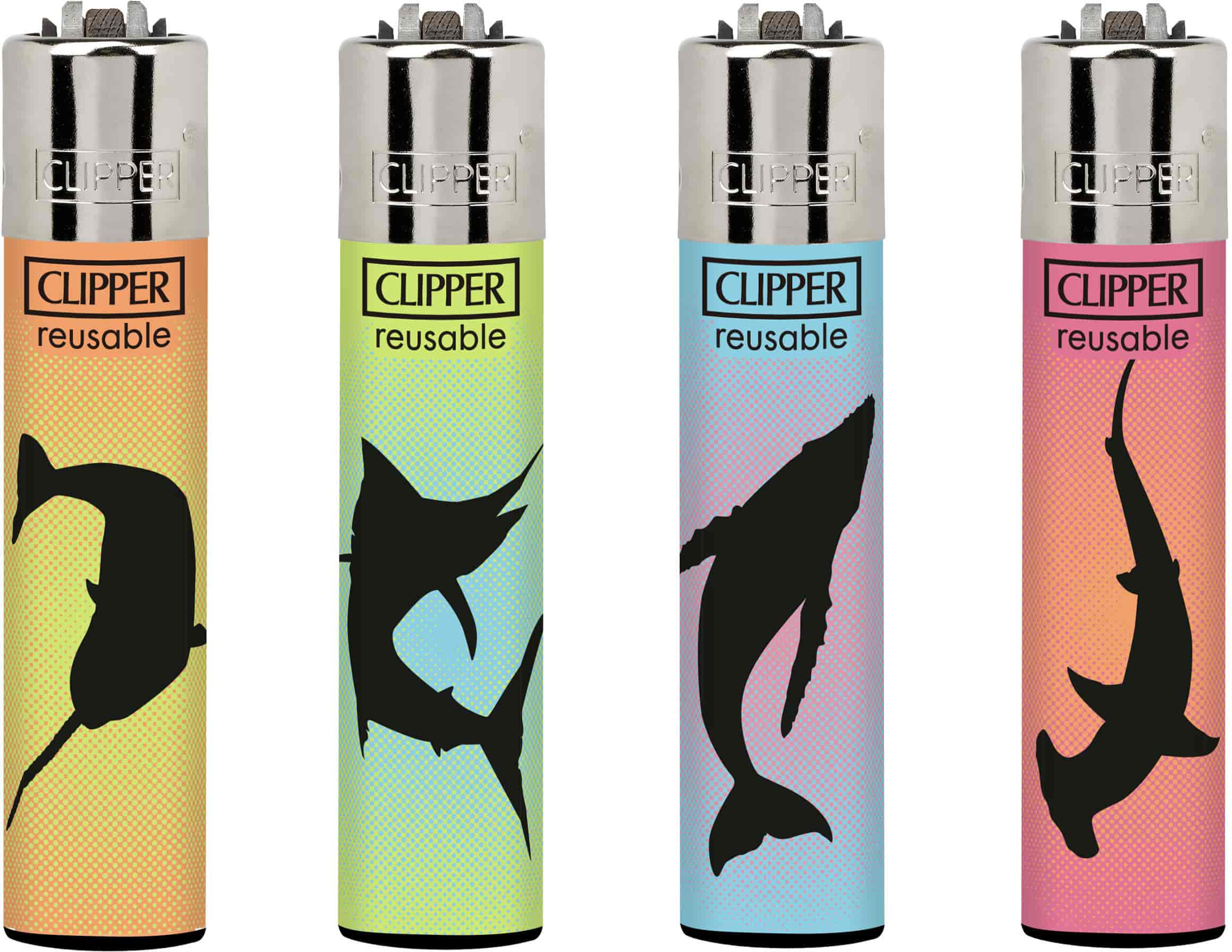 Öngyújtó CL3H255BCH tűzköves Clipper állványos Tenger alatti lények - 2. image