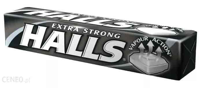 Halls Extra Erős cukorka 33,5 gr./fekete - 1. image