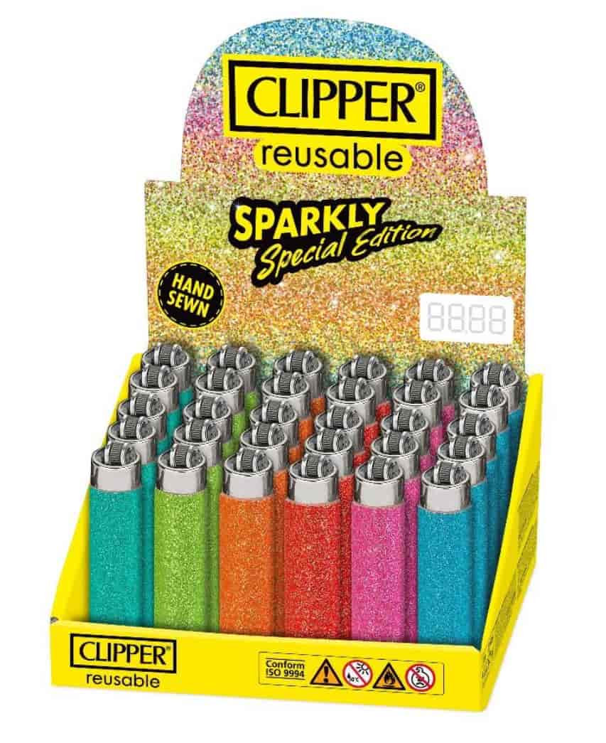 Öngyújtó FCB3T030H Clipper gumírozott Csillámos - 2. image