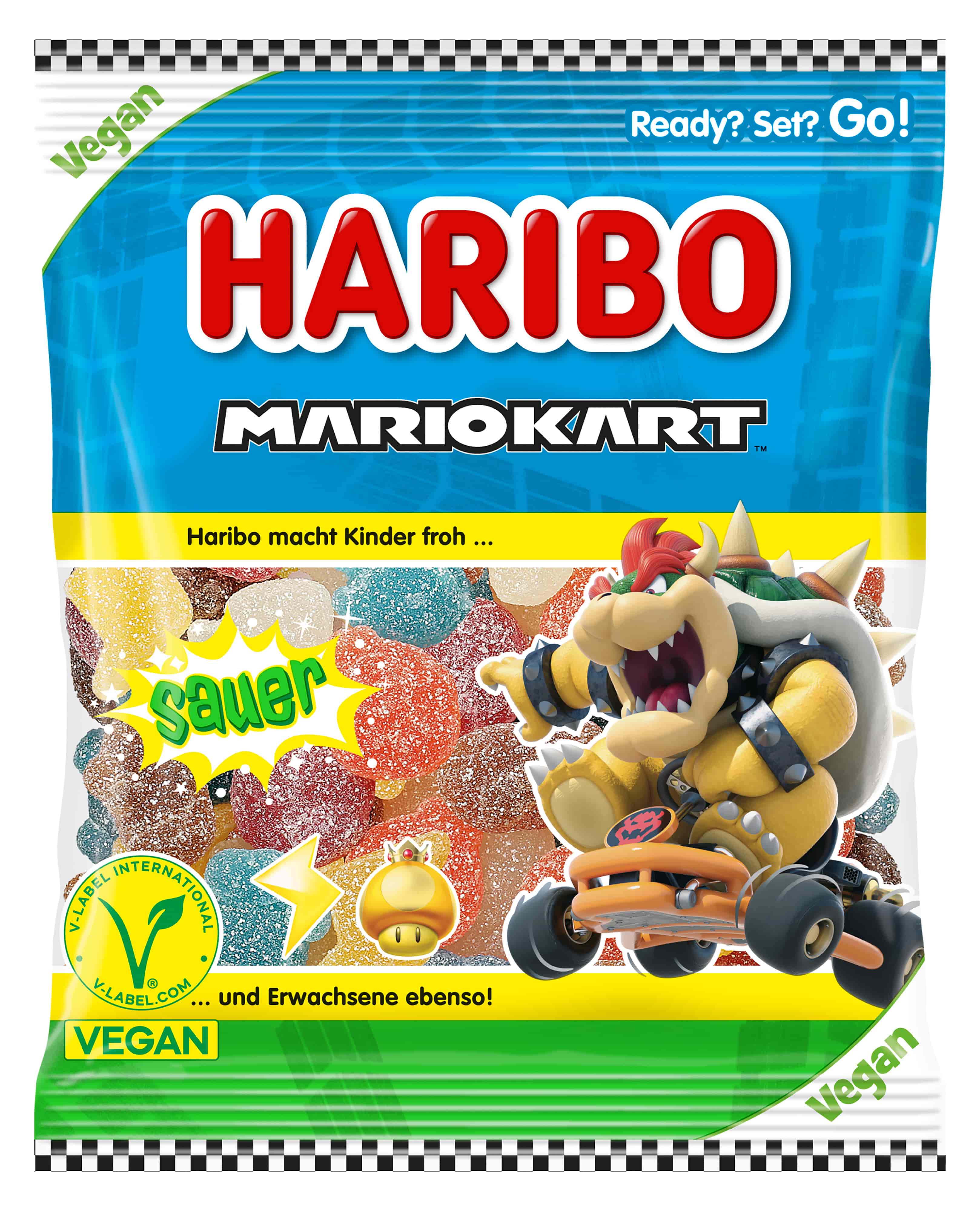 HARIBO Mario Kart Sauer 160 g limitált - 1. image