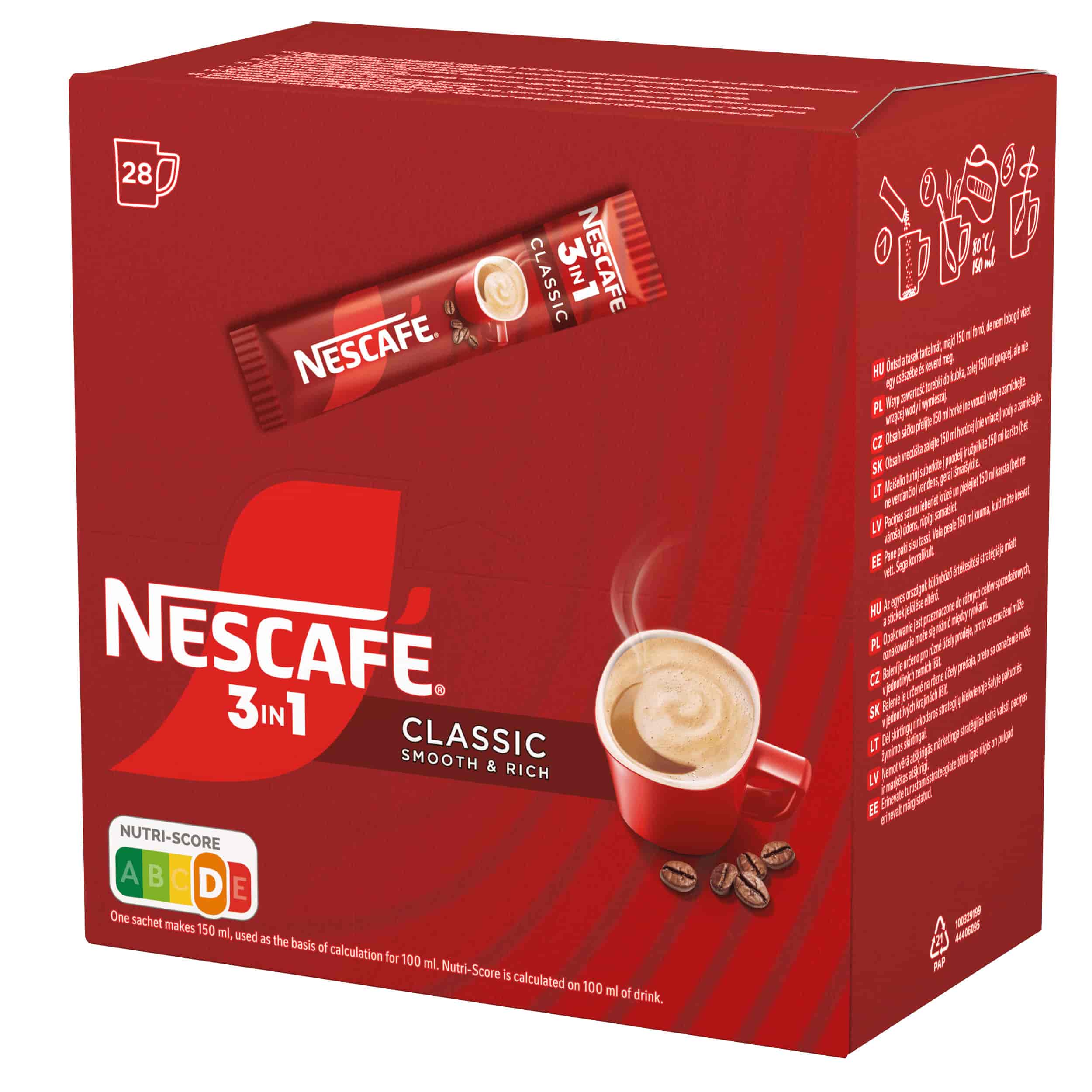 Nescafe 3in1 Classic dobozos (28 *16,5 gr.) - 1. image