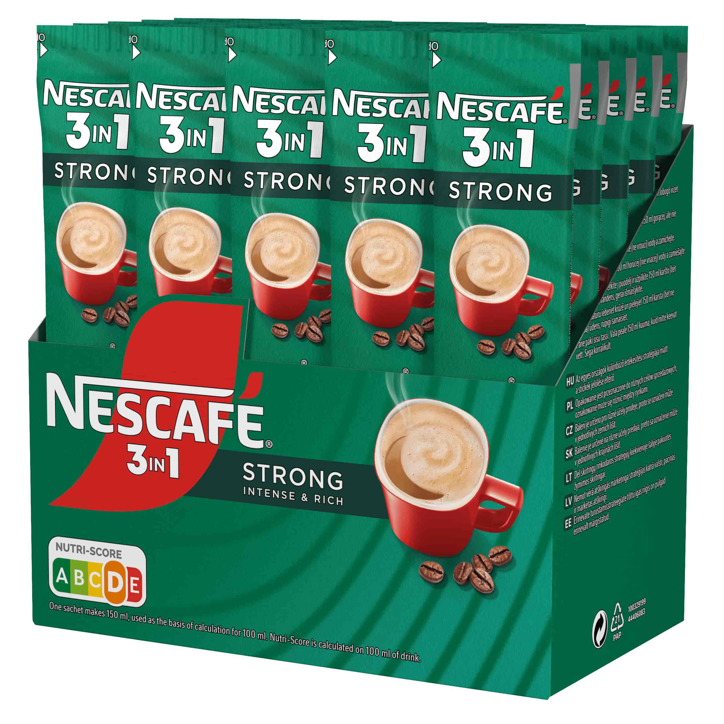 Nescafe 3in1 Strong dobozos (28 *16,5 gr.) - 3. image