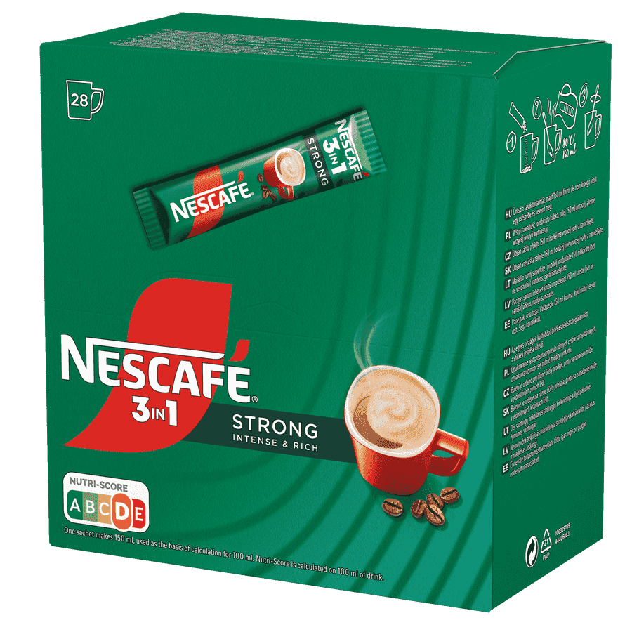 Nescafe 3in1 Strong dobozos (28 *16,5 gr.) - 2. image