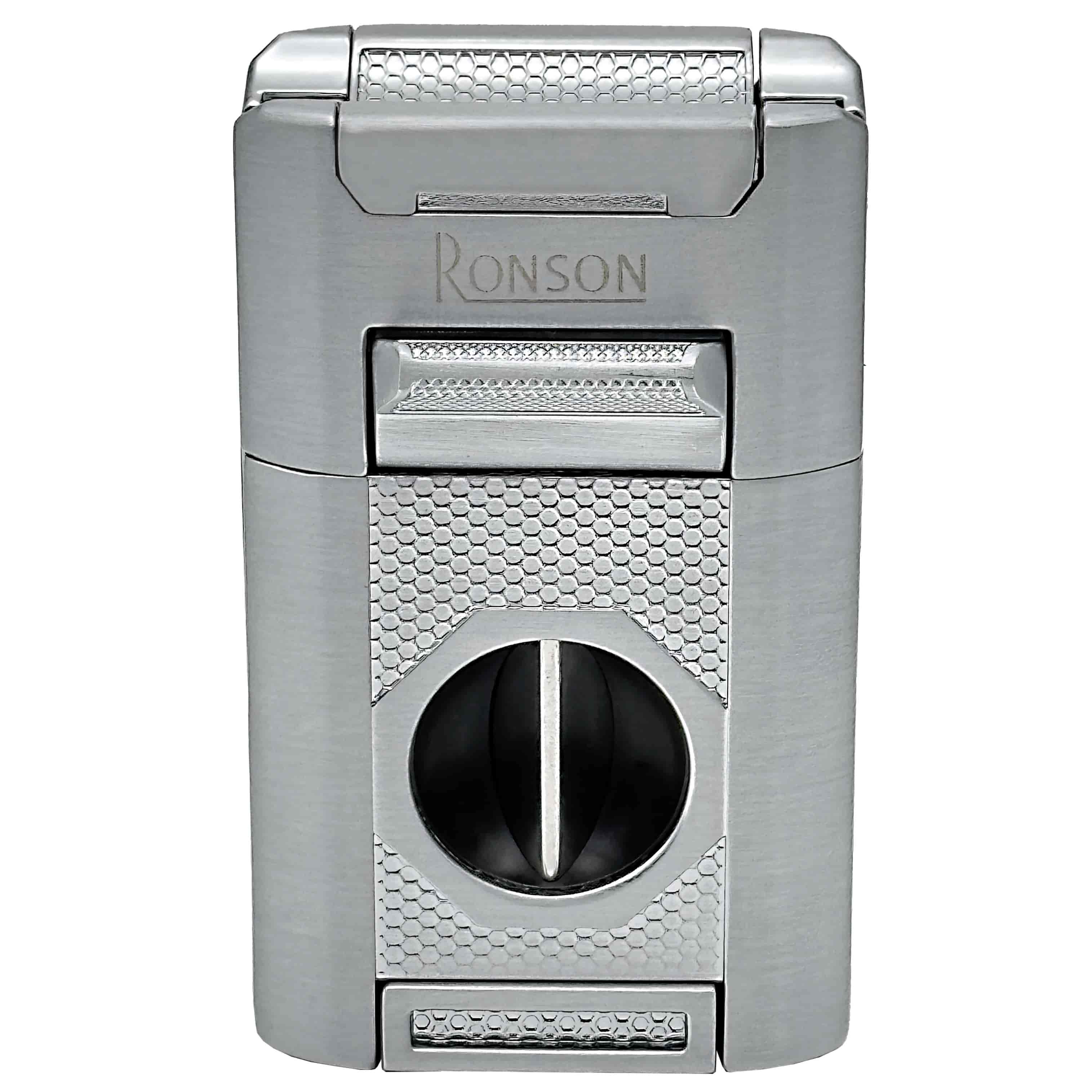 Jet Szivargyújtó Fém RGL121004 Ronson Giant Ezüst - 1. image