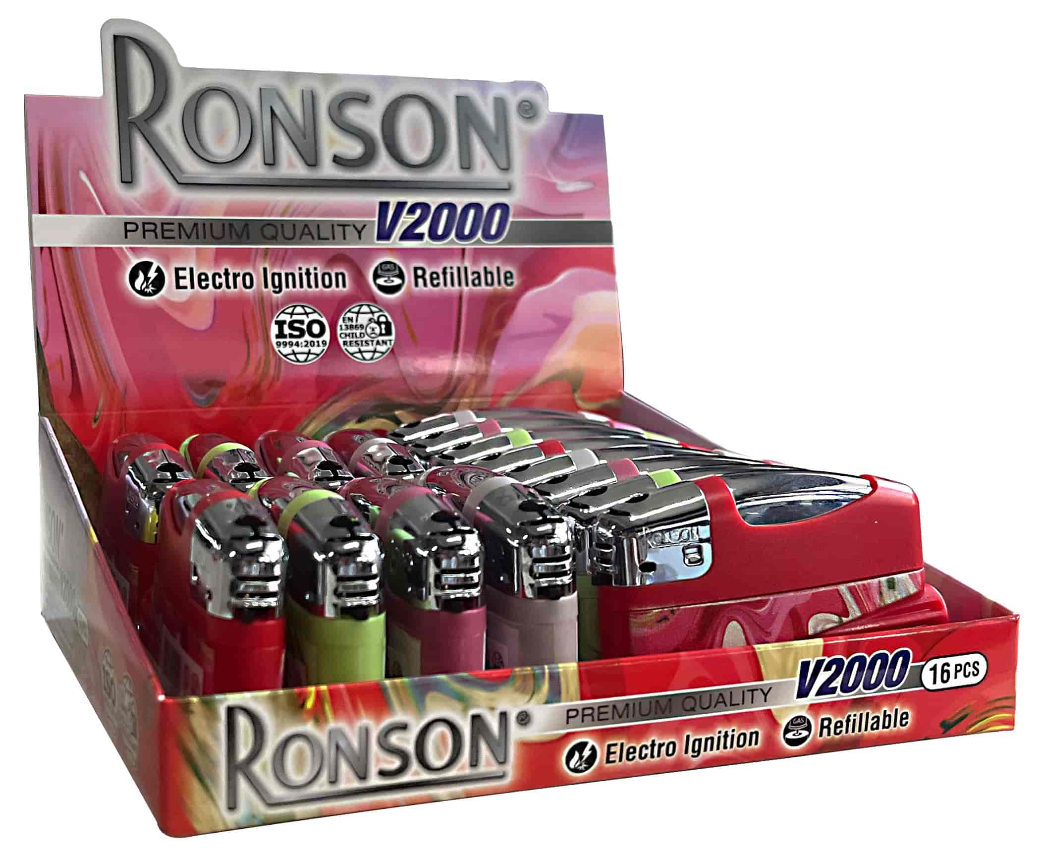 Elektromos Öngyújó RPLV442003 Ronson Színes - 2. image