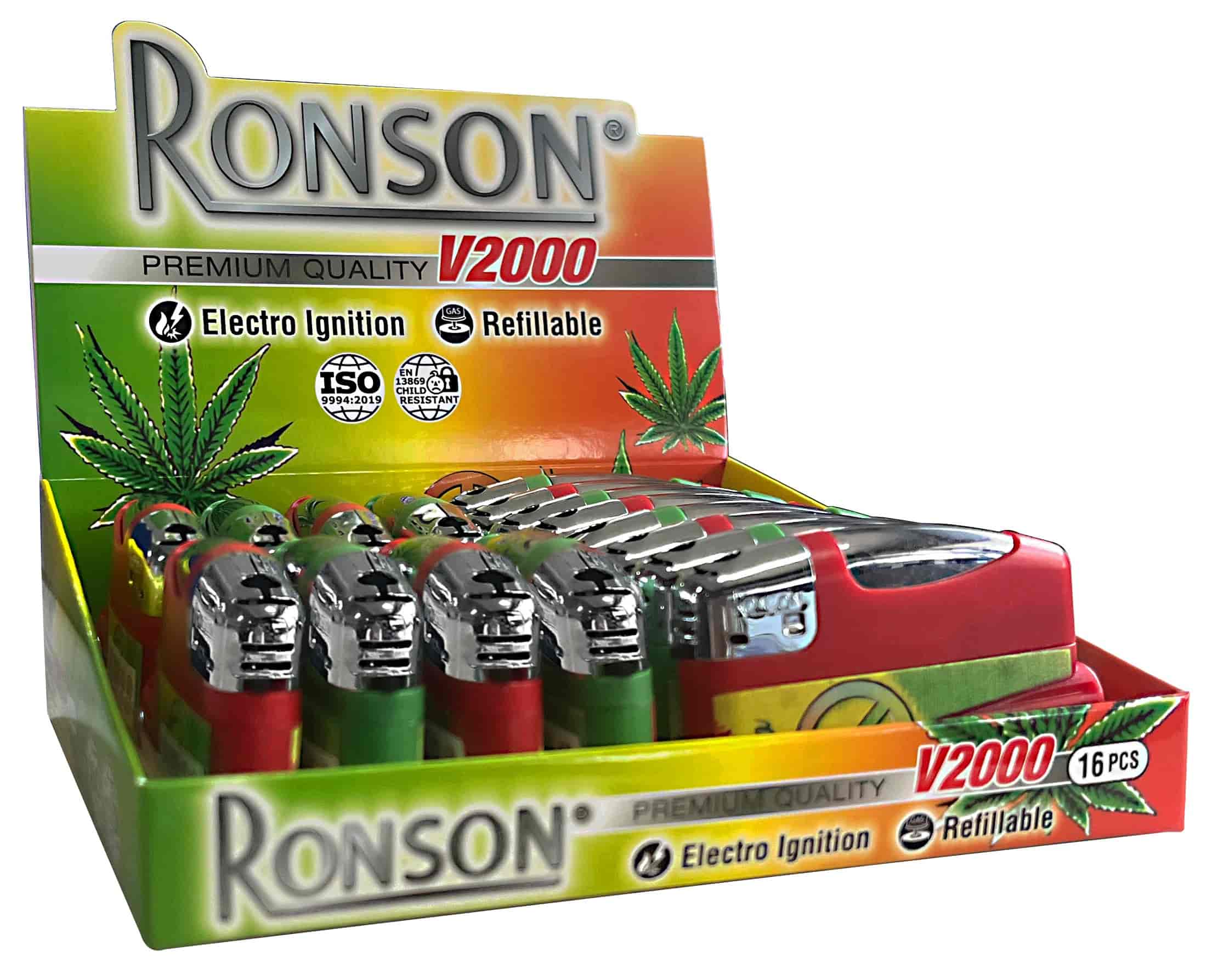 Elektromos Öngyújó RPLV442005 Ronson Kannabisz - 2. image