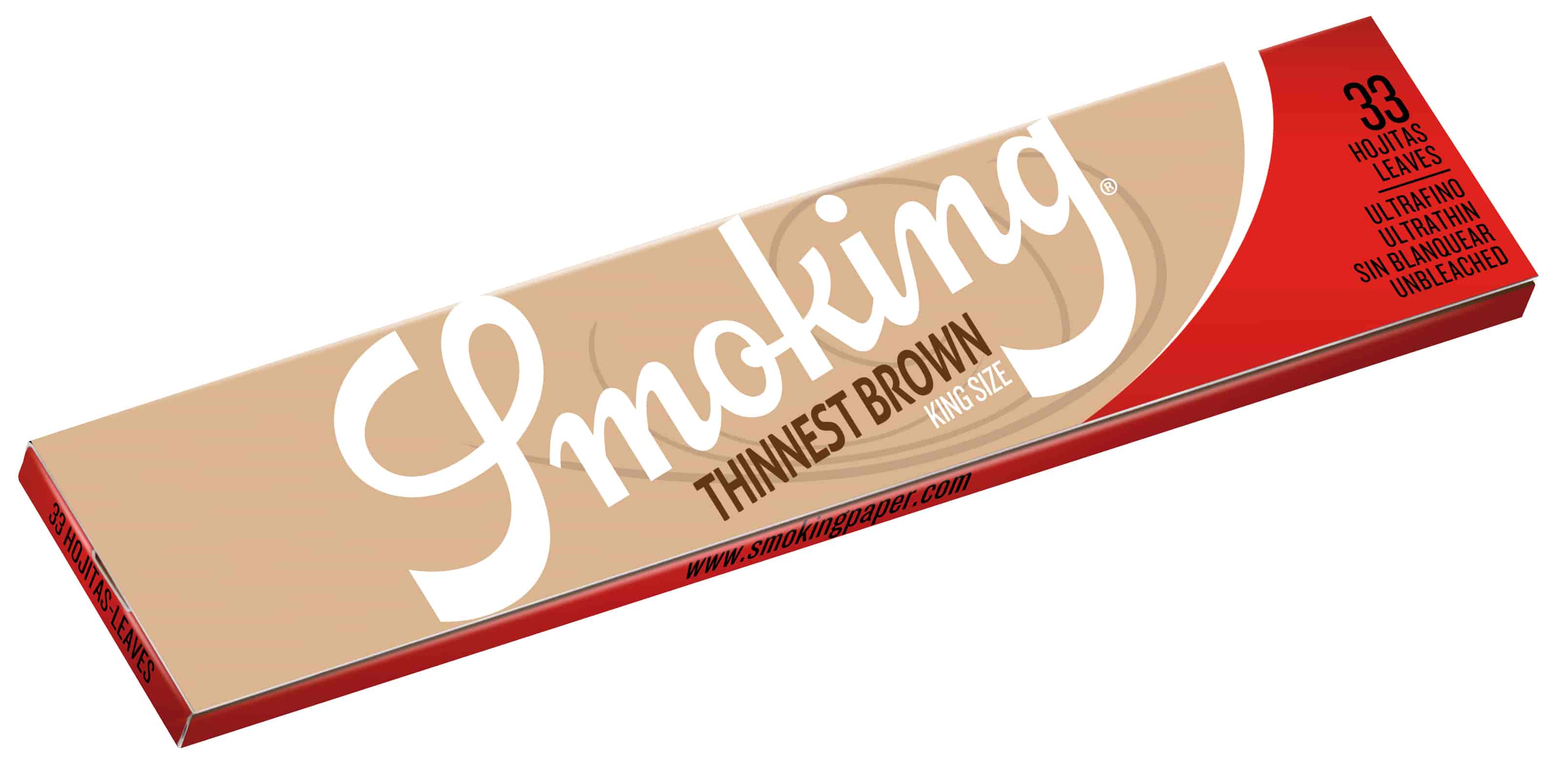 Cigarettapapír Smoking Thinnest Brown KS - 1. image
