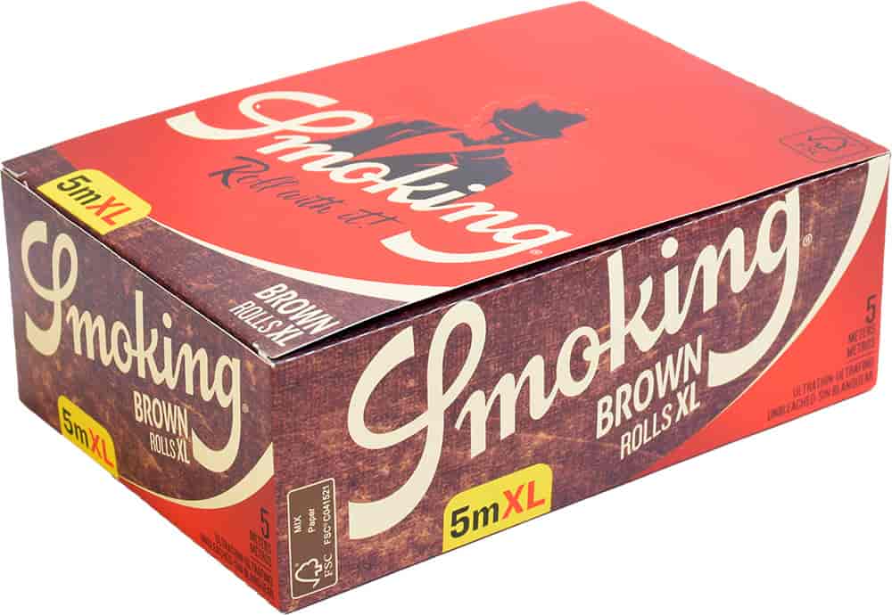 Cigarettapapír Smoking Brown Roll 24 -5m - 2. image