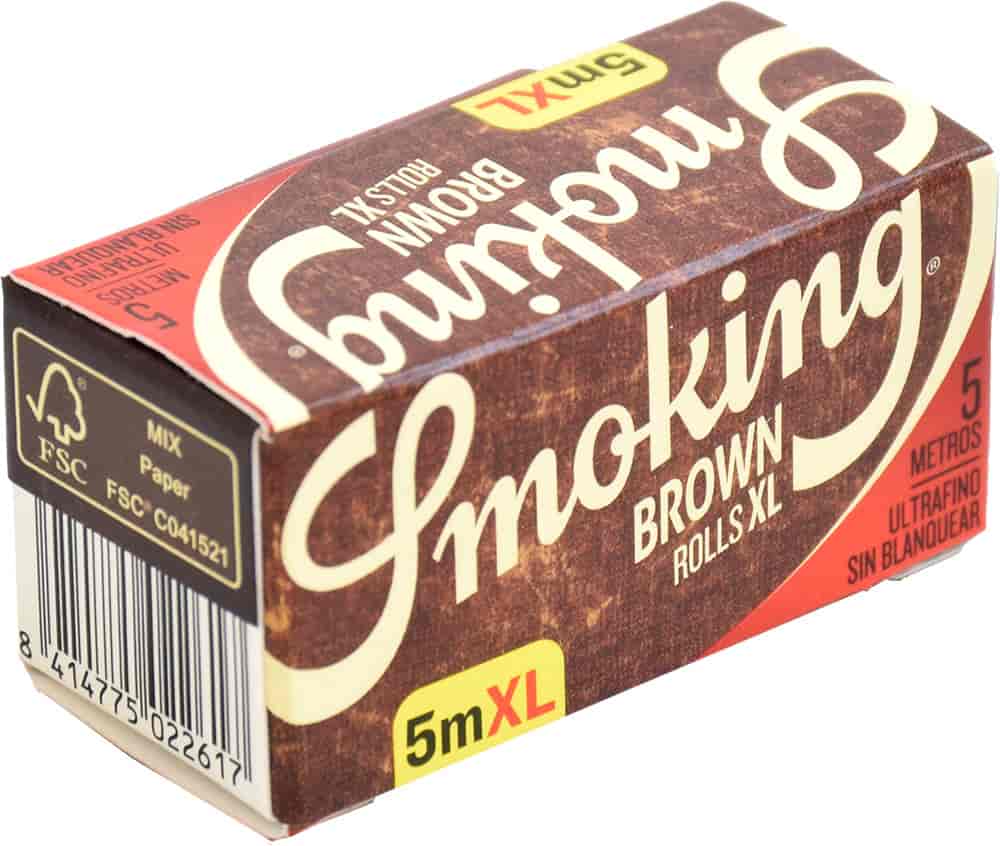 Cigarettapapír Smoking Brown Roll 24 -5m - 1. image