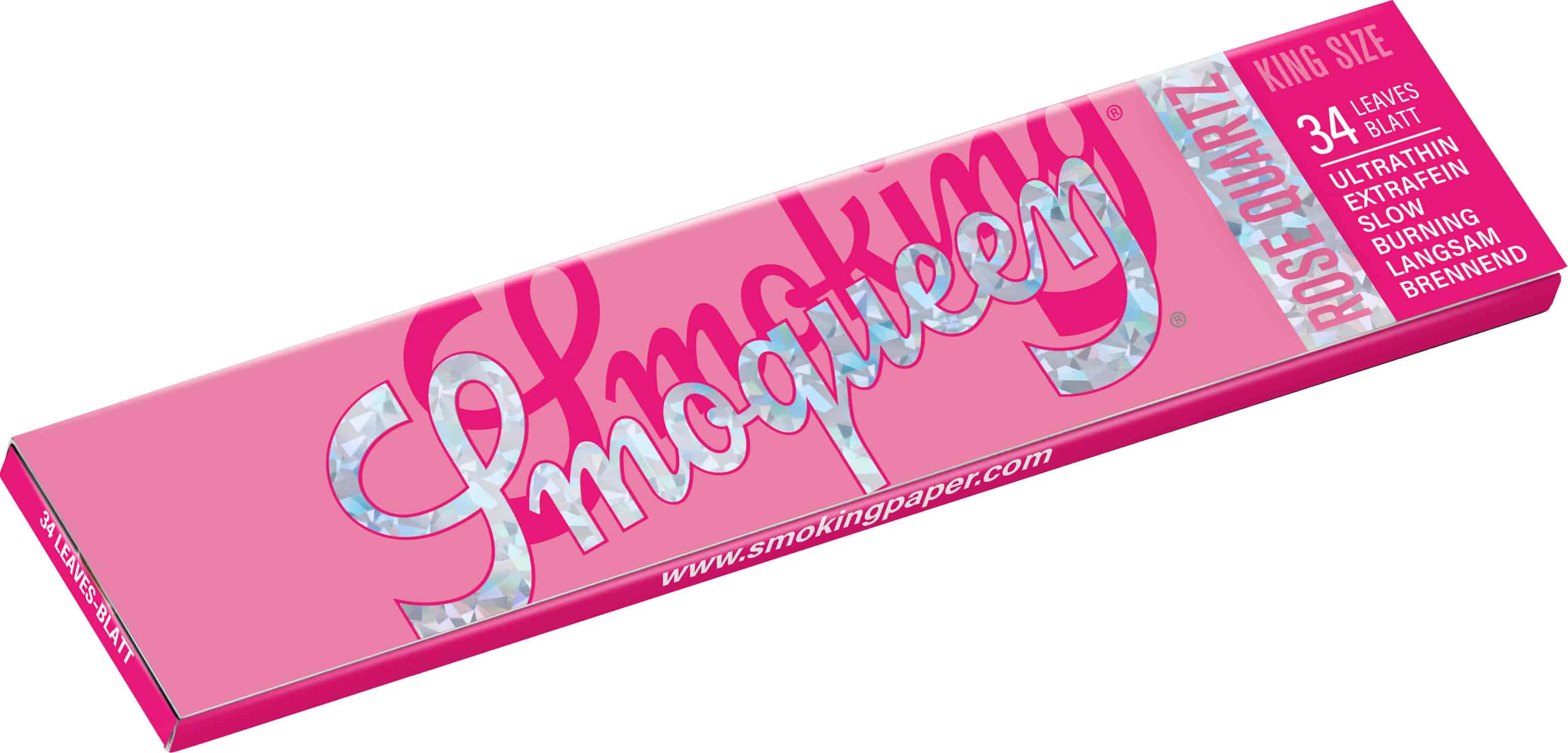 Cigarettapapír Smoking Smoqueen Rose Quartz KS - 1. image
