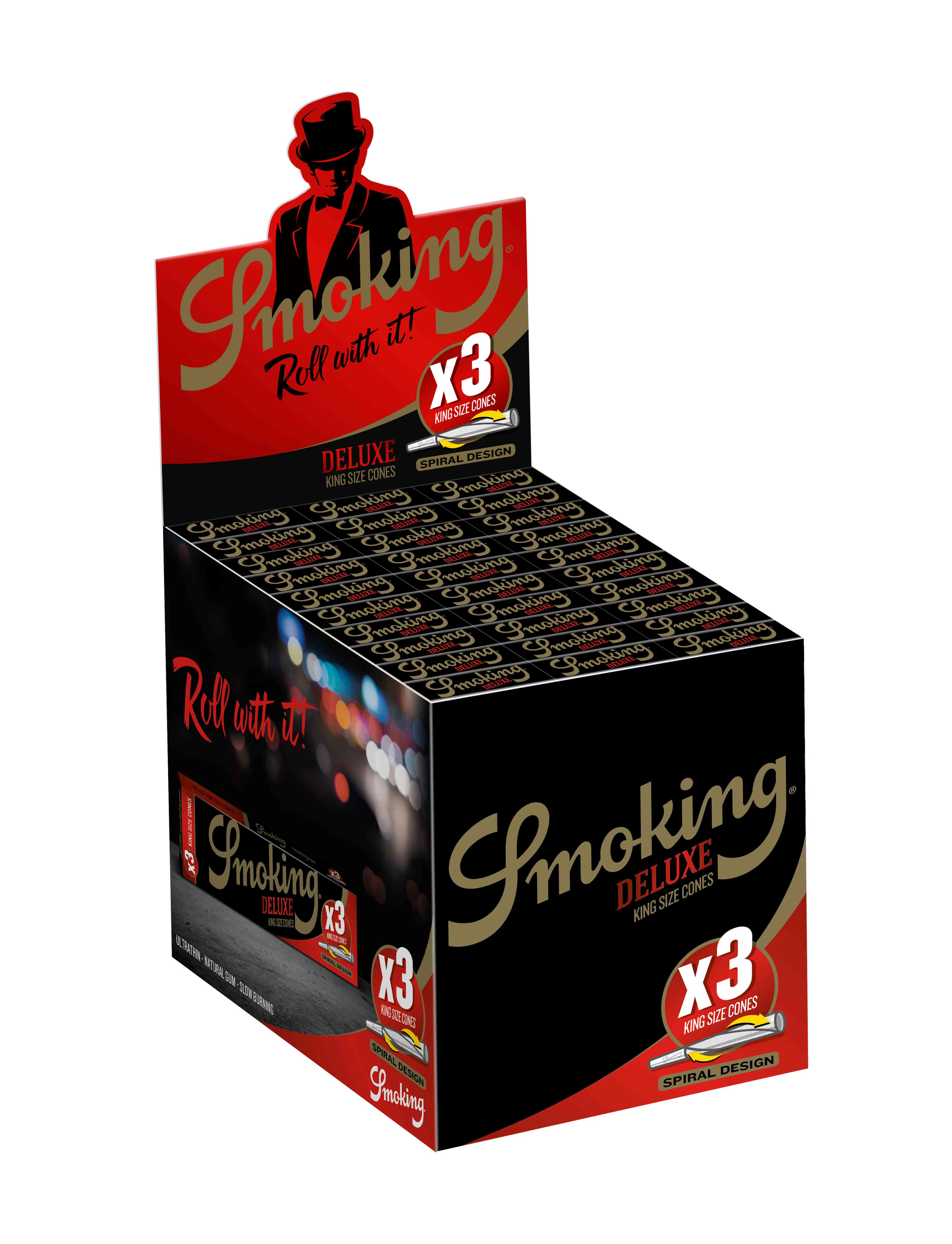 Cigarettahüvely Smoking Deluxe KS Cones x3 - 2. image
