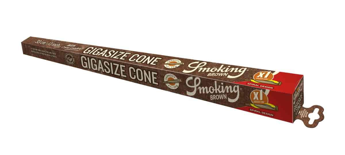 Cigarettahüvely Smoking Brown Giga Size Cone - 1. image