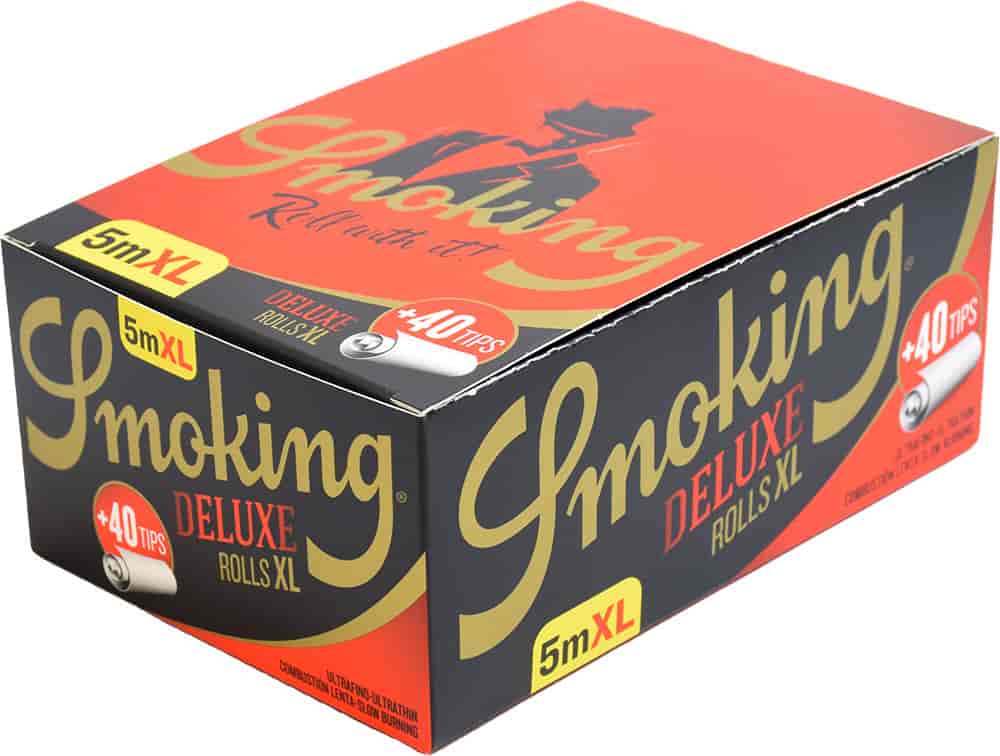 Cigarettapapír Smoking Deluxe Rolls+Tips -5m - 2. image